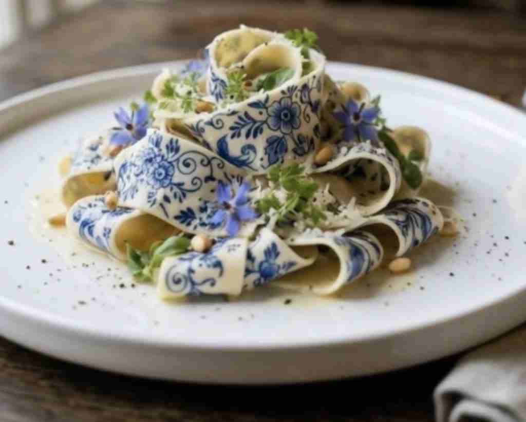 delft blue pasta